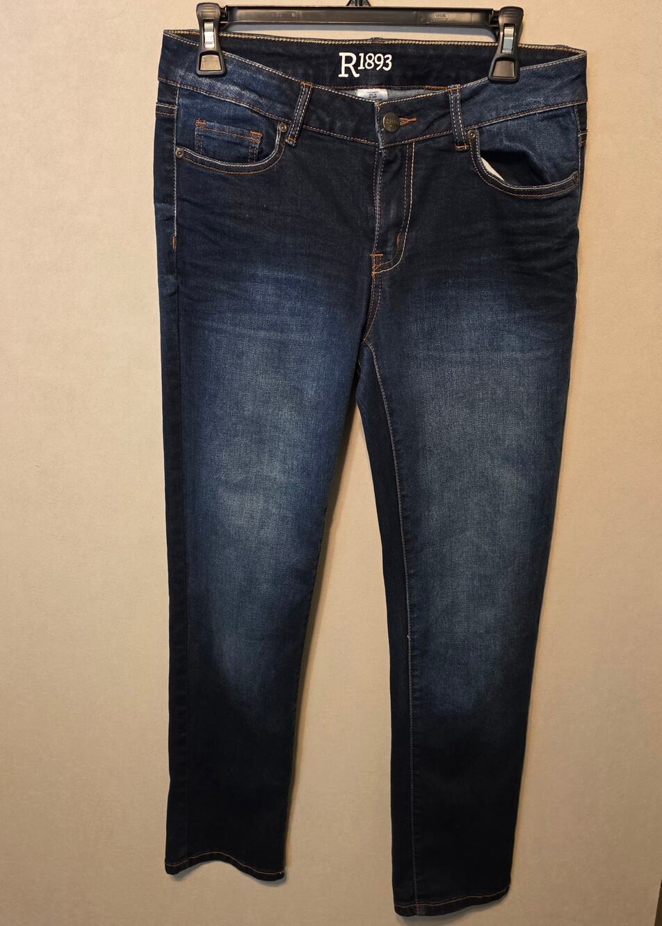 R 1893 Robuck & CO Women's Skinny Jeans Low-Rise Fit Dark Wash size 10